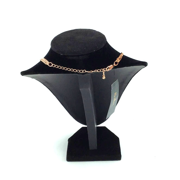 Ballet Rose Gold 3 Bar Necklace - Picture 3 of 4